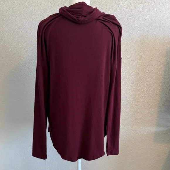 a new day Women's Long Sleeve Top - Burgundy - Picture 3 of 9